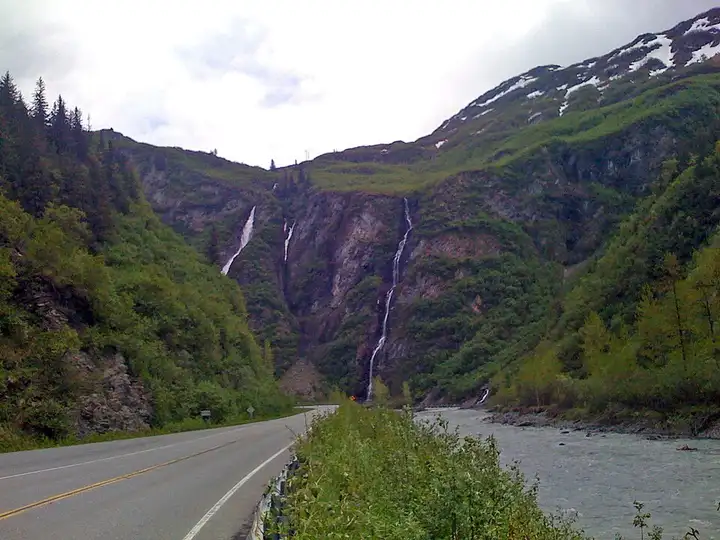Thompson Pass et canyon de Keystone
